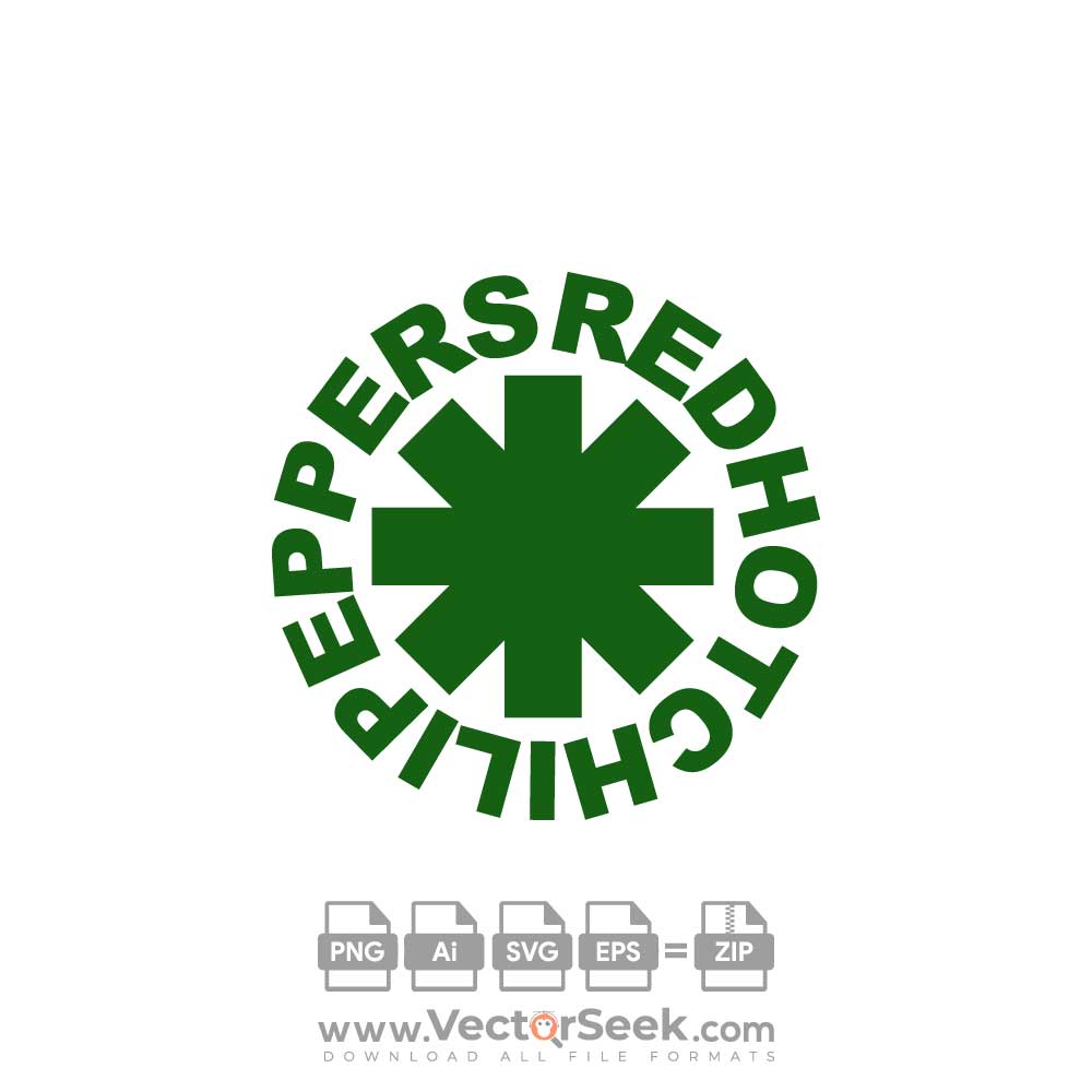 Red Hot Chili Peppers Logo Vector In Green (.Ai .PNG .SVG .EPS Free