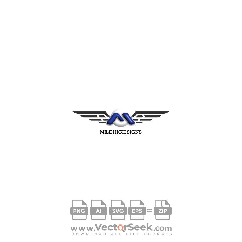 Mile High Signs, Inc. Logo Vector (.Ai .PNG .SVG .EPS Free Download)