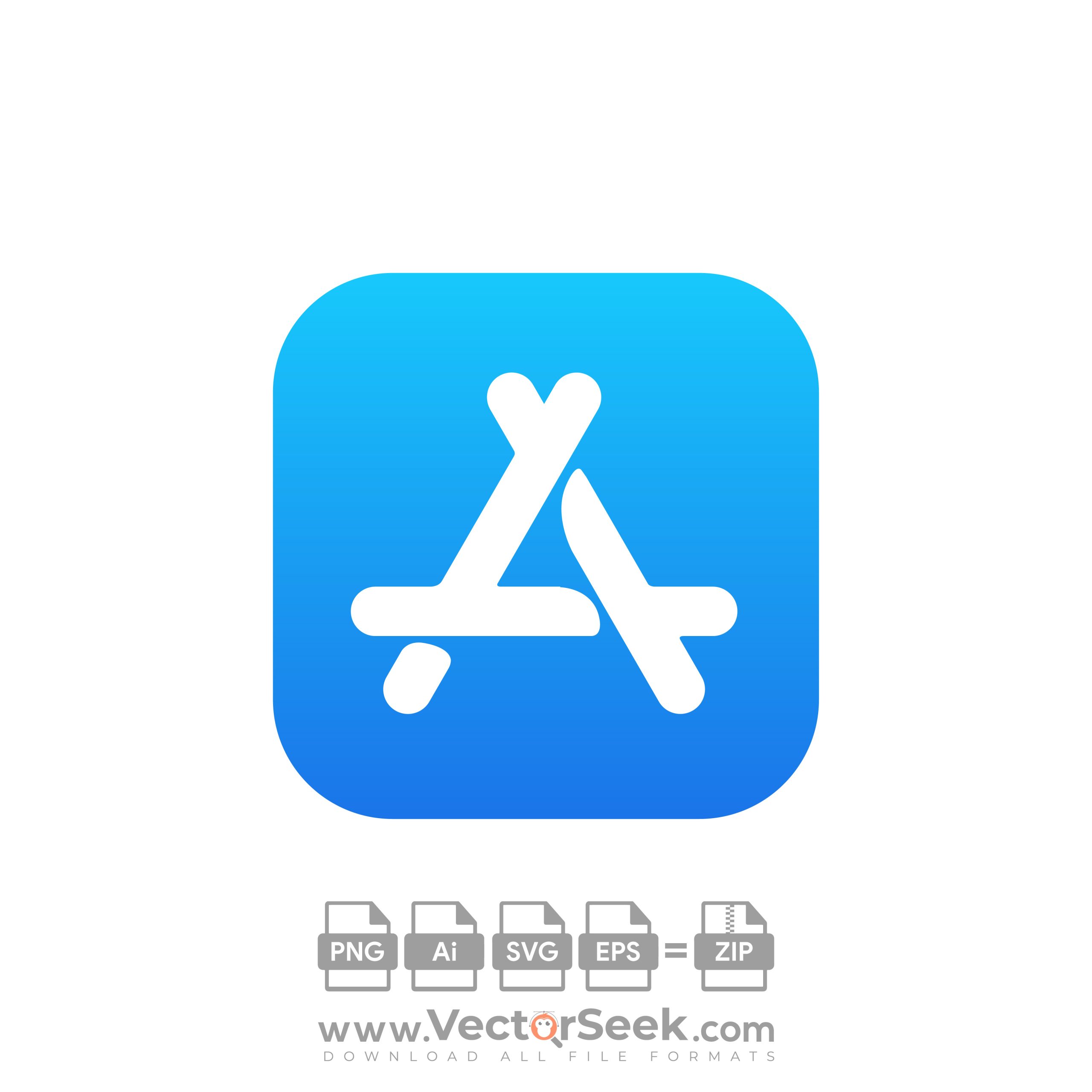 Apple iOS App Store Logo Vector (.Ai .PNG .SVG .EPS Free Download)
