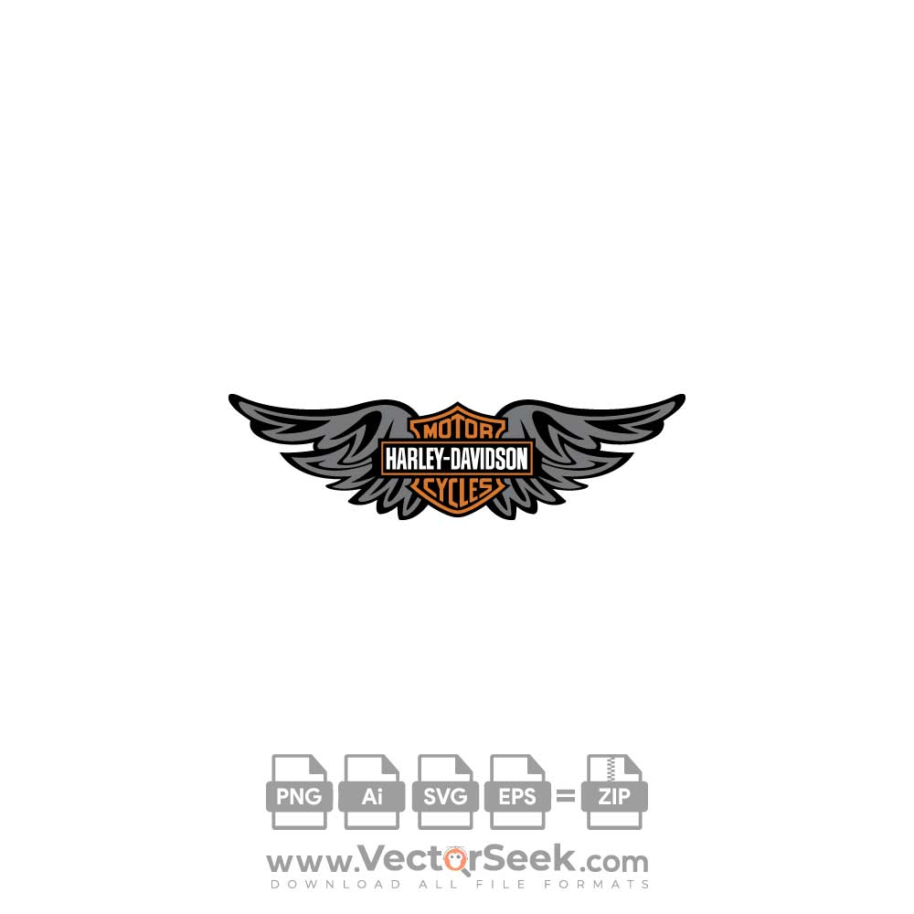 Harley Wings Logo Vector (.Ai .PNG .SVG .EPS Free Download)