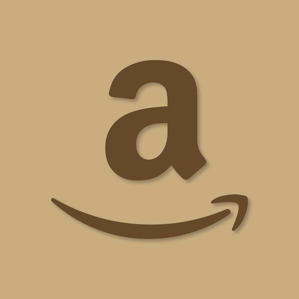 Amazon Aesthetic Icon Brown Vector (.Ai .PNG .SVG .EPS Free Download)