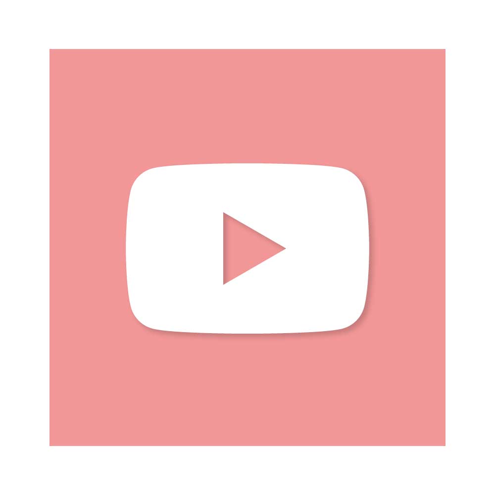 YouTube Aesthetic Icon Red Vector (.Ai .PNG .SVG .EPS Free Download)