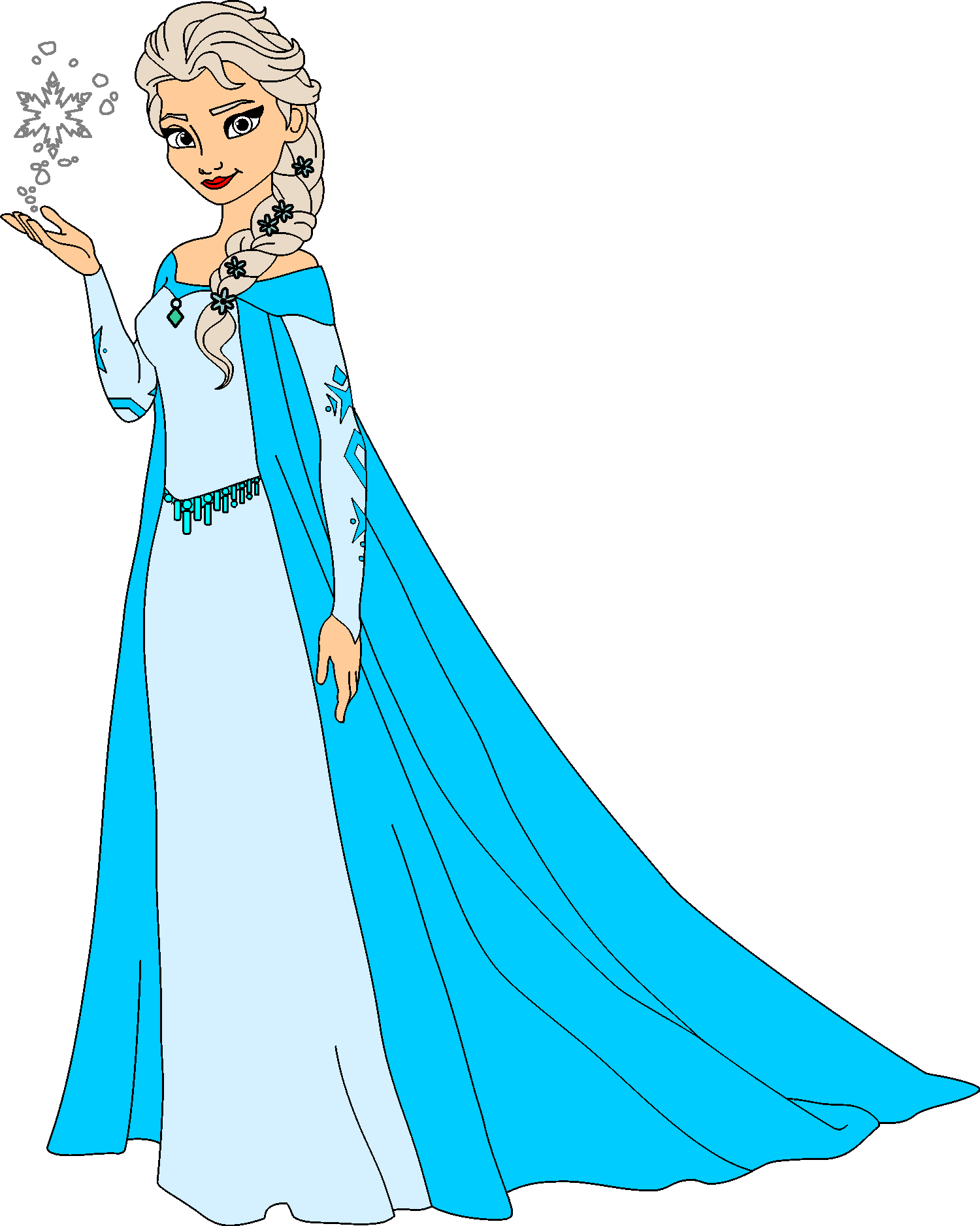 Frozen Queen Elsa Logo Vector (.Ai .PNG .SVG .EPS Free Download)