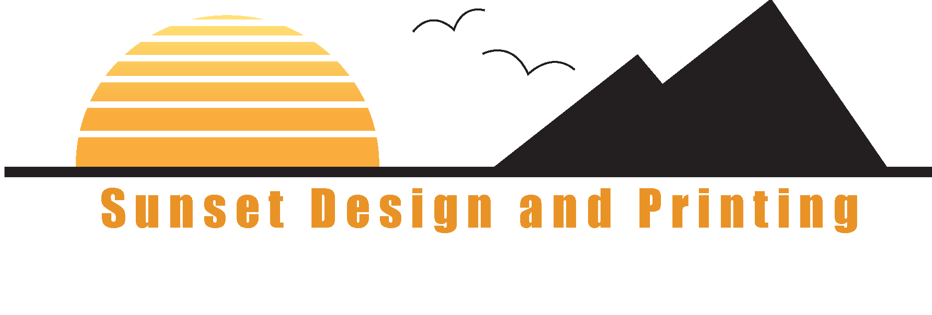 Sunset Design and Printing Logo Vector (.Ai .PNG .SVG .EPS Free Download)