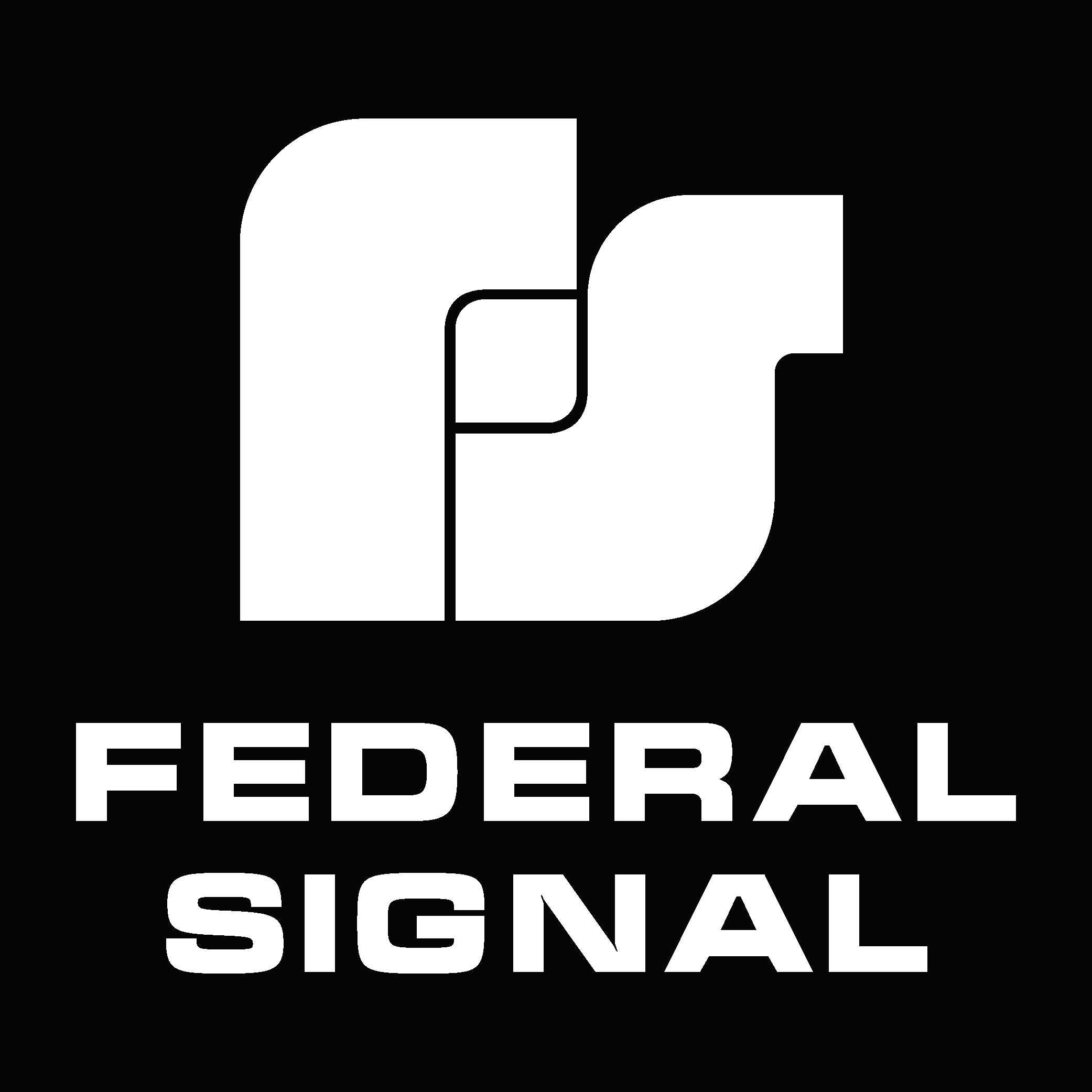 Federal Signal white Logo Vector (.Ai .PNG .SVG .EPS Free Download)
