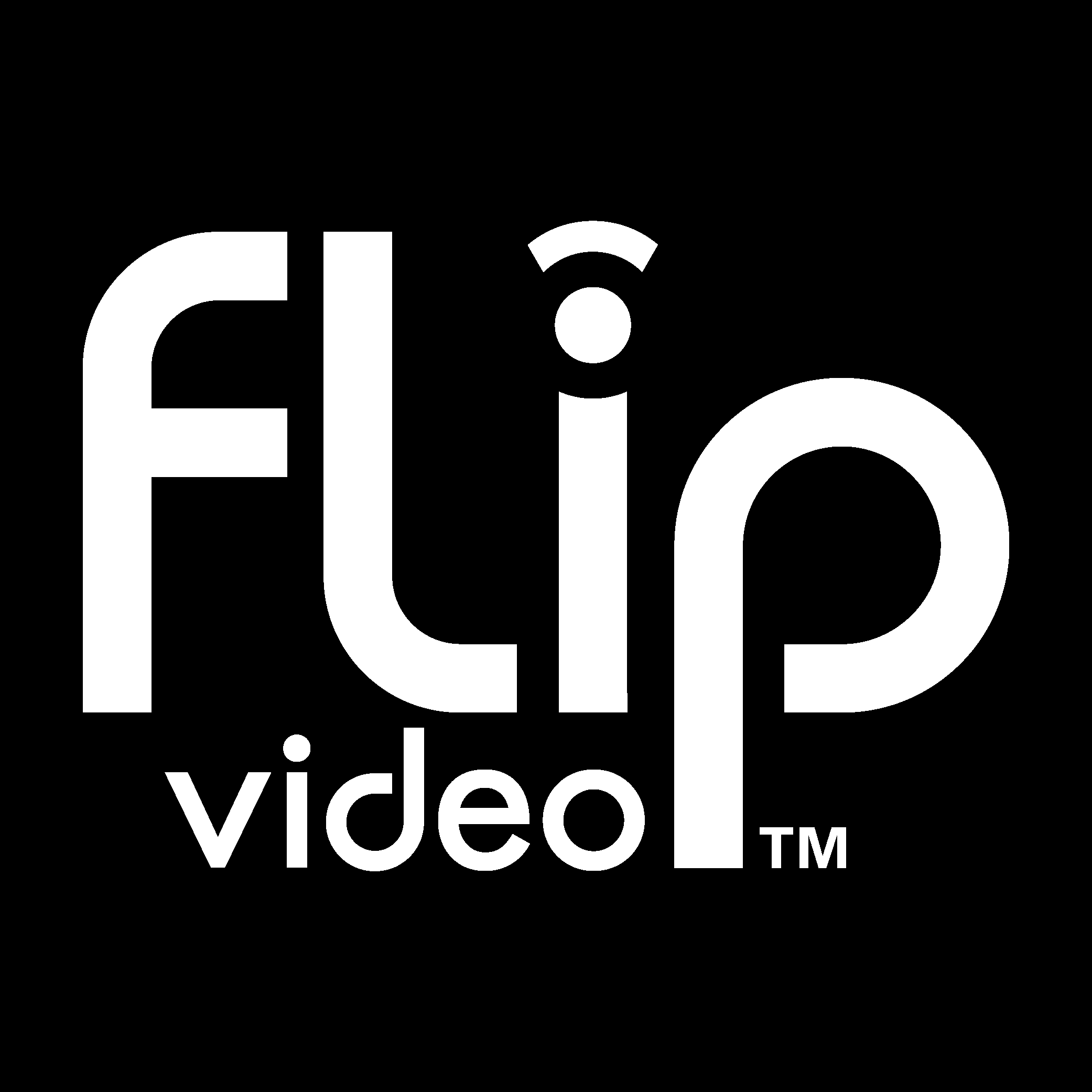 Flip Video white Logo Vector (.Ai .PNG .SVG .EPS Free Download)