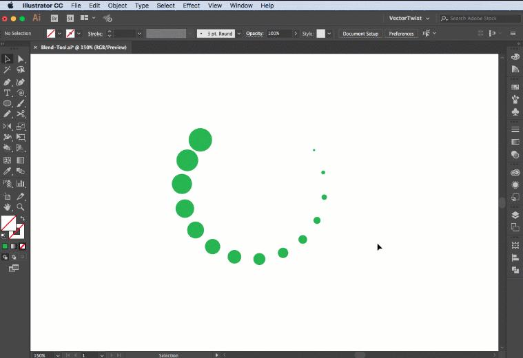 How To Use The Blend Tool in Adobe Illustrator CC