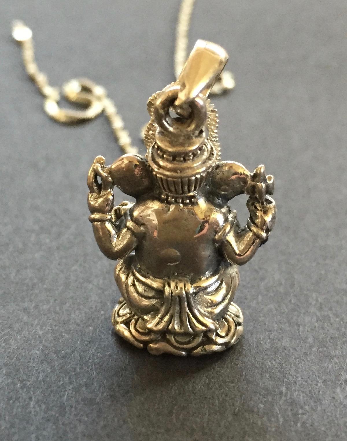 Ganesha Statue/PendantSterling Silver The Bookstore at the Vedanta