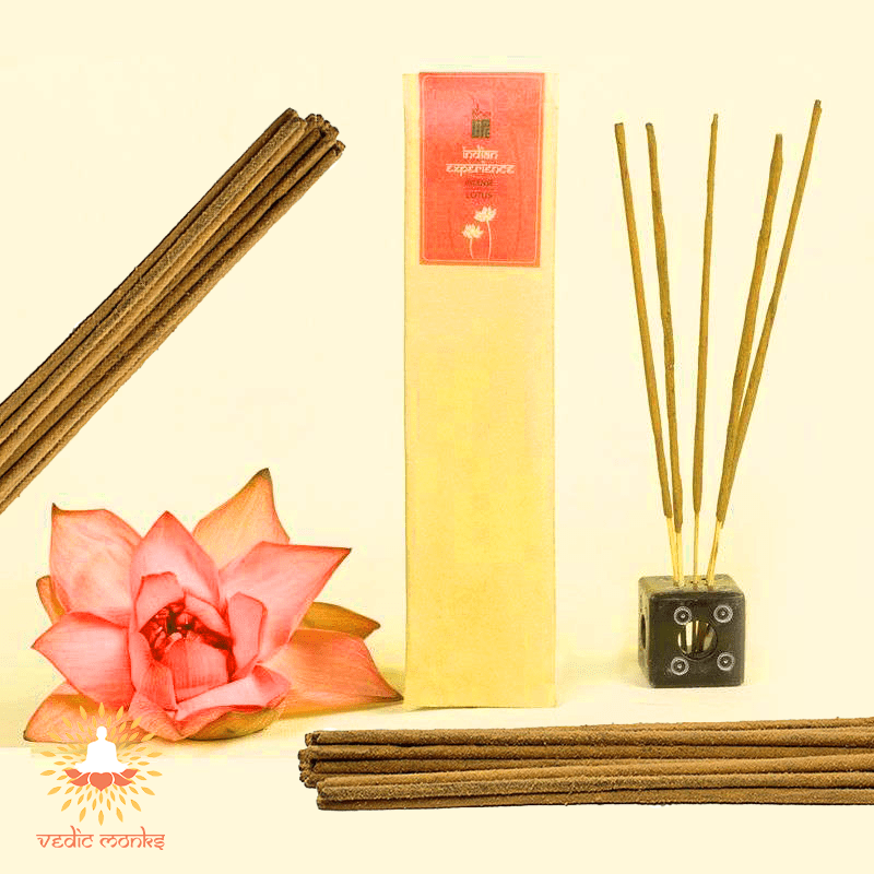 Lotus Natural Incense Sticks Get 20 Off Vedic Monks