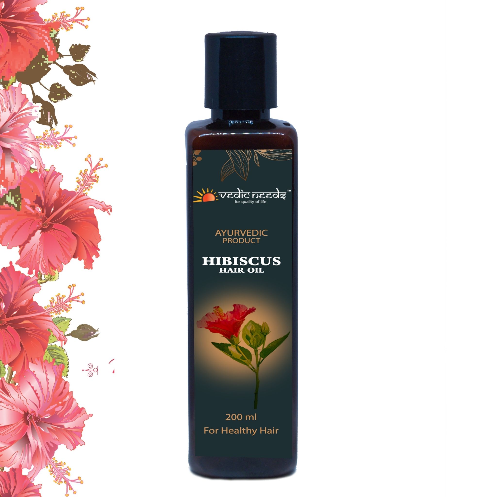 Vedic Needs Hibiscus Herbal Hair Oil 200ml