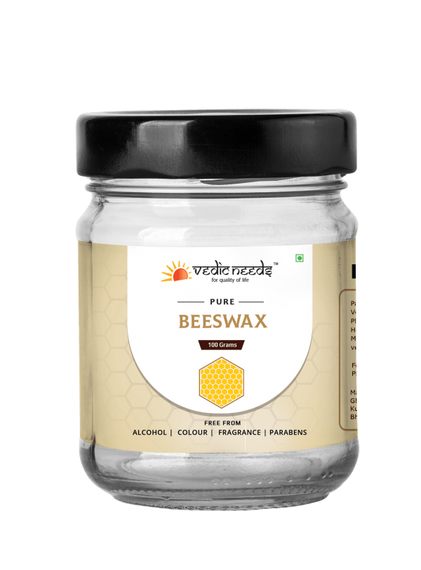 Vedicneeds Pure & Natural Unrefined Yellow Beeswax 100 Gms