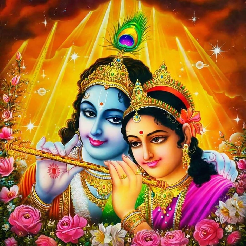 40+ Most Stunning Radha Krishna Images Vedic Sources
