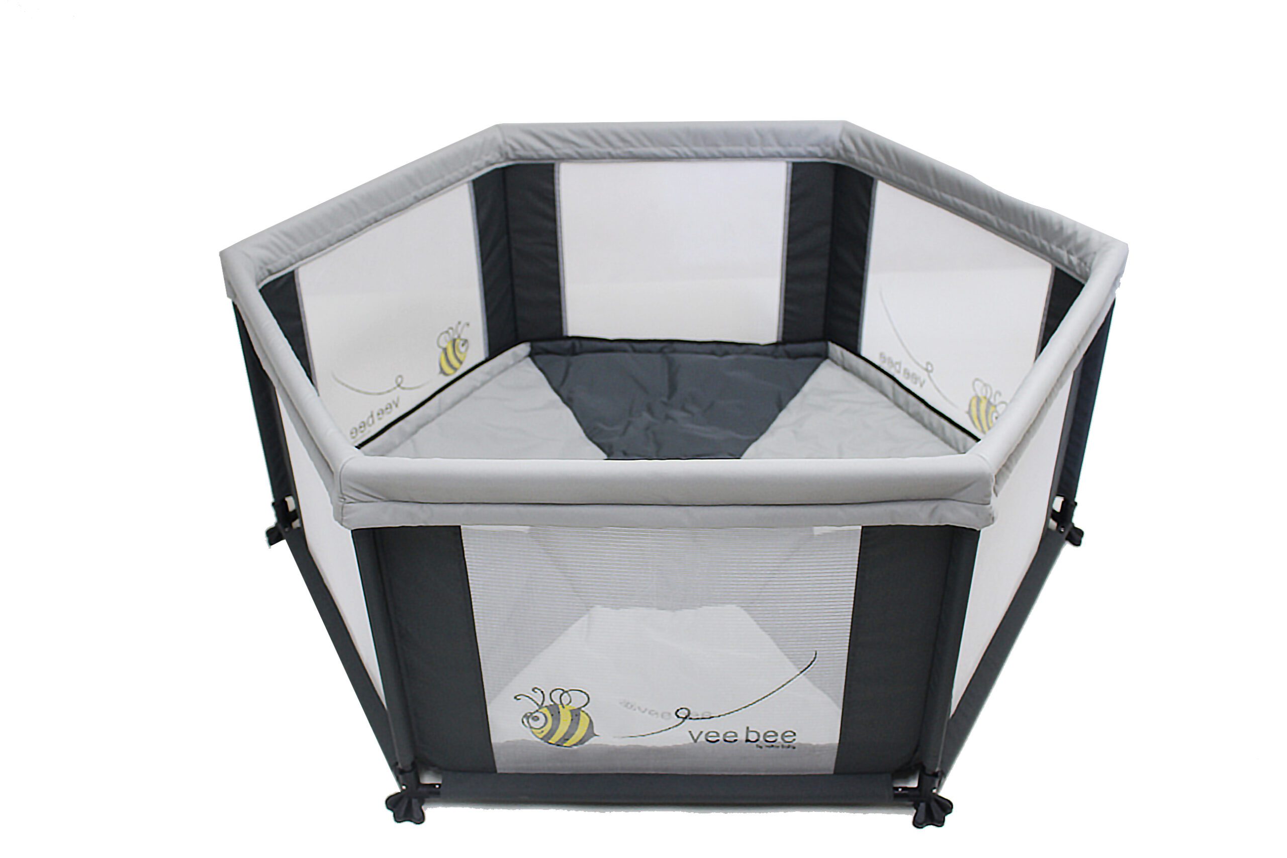 6 Sided Play Yard Set (Mat included) VeeBee