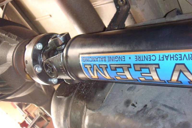 Driveshaft VEEM manufacture, repair & balance driveshafts