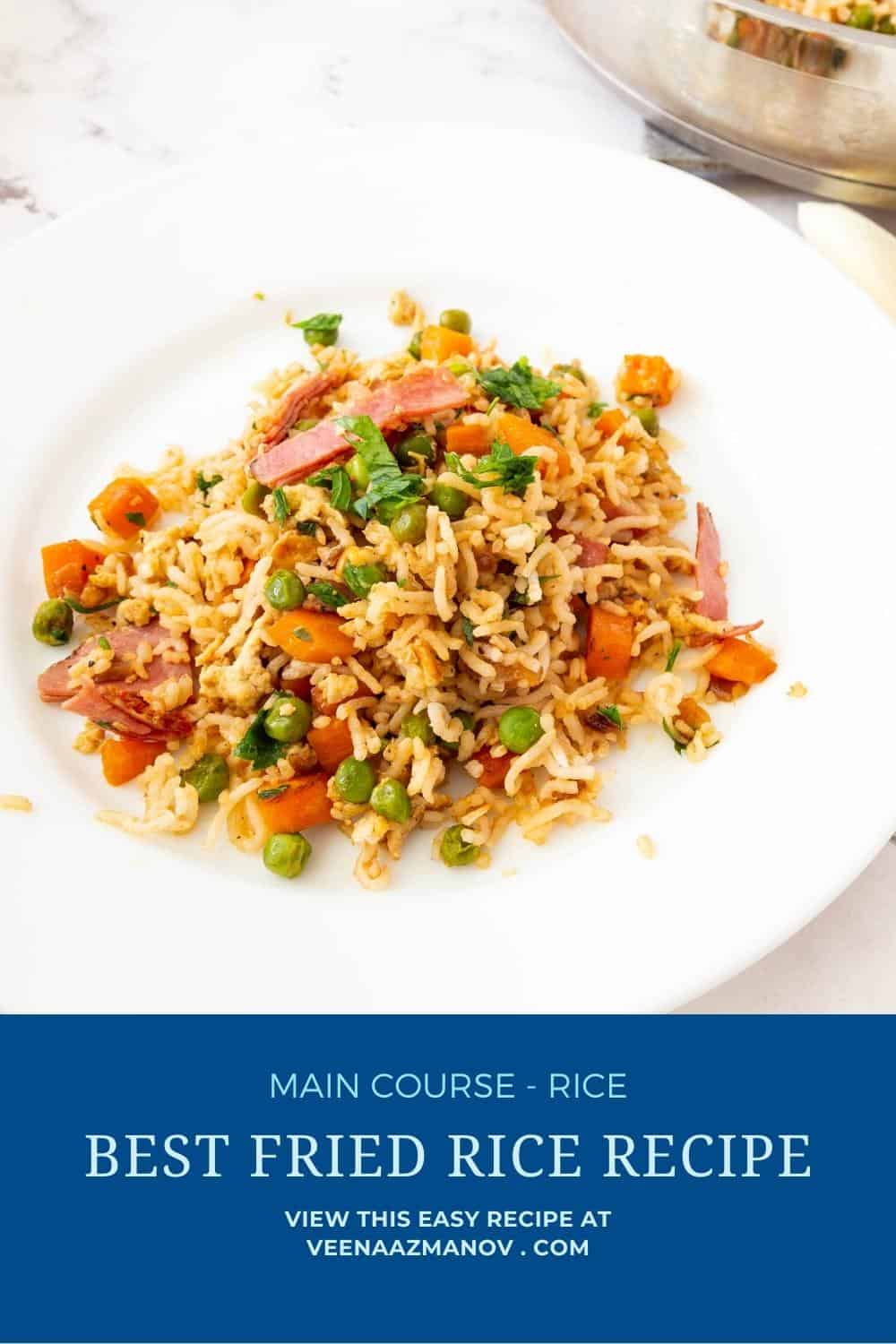 Quick and Easy Fried Rice in Just 15 Mins Veena Azmanov