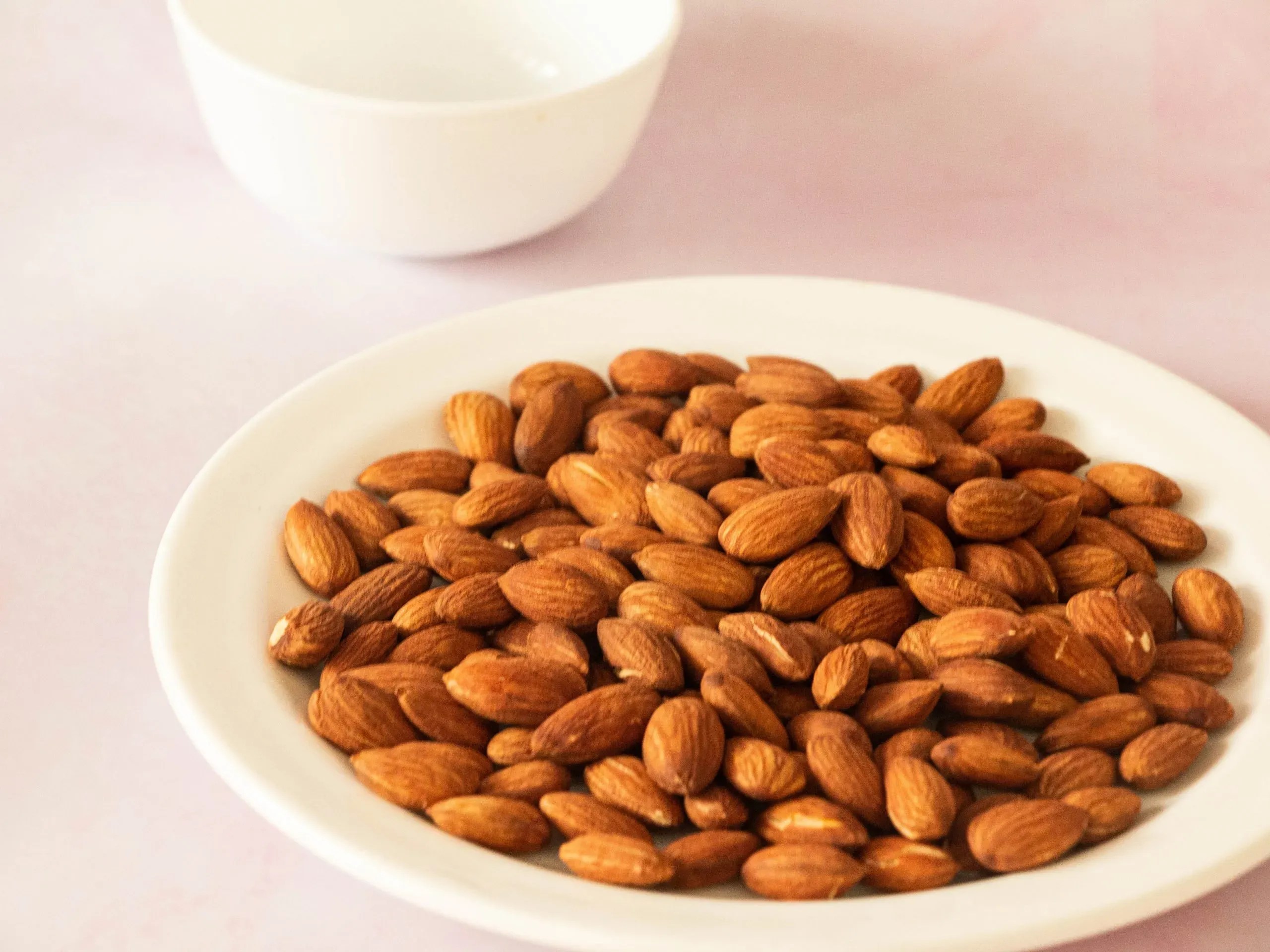 Roasted almonds in Air fryer Veenas Vegnation
