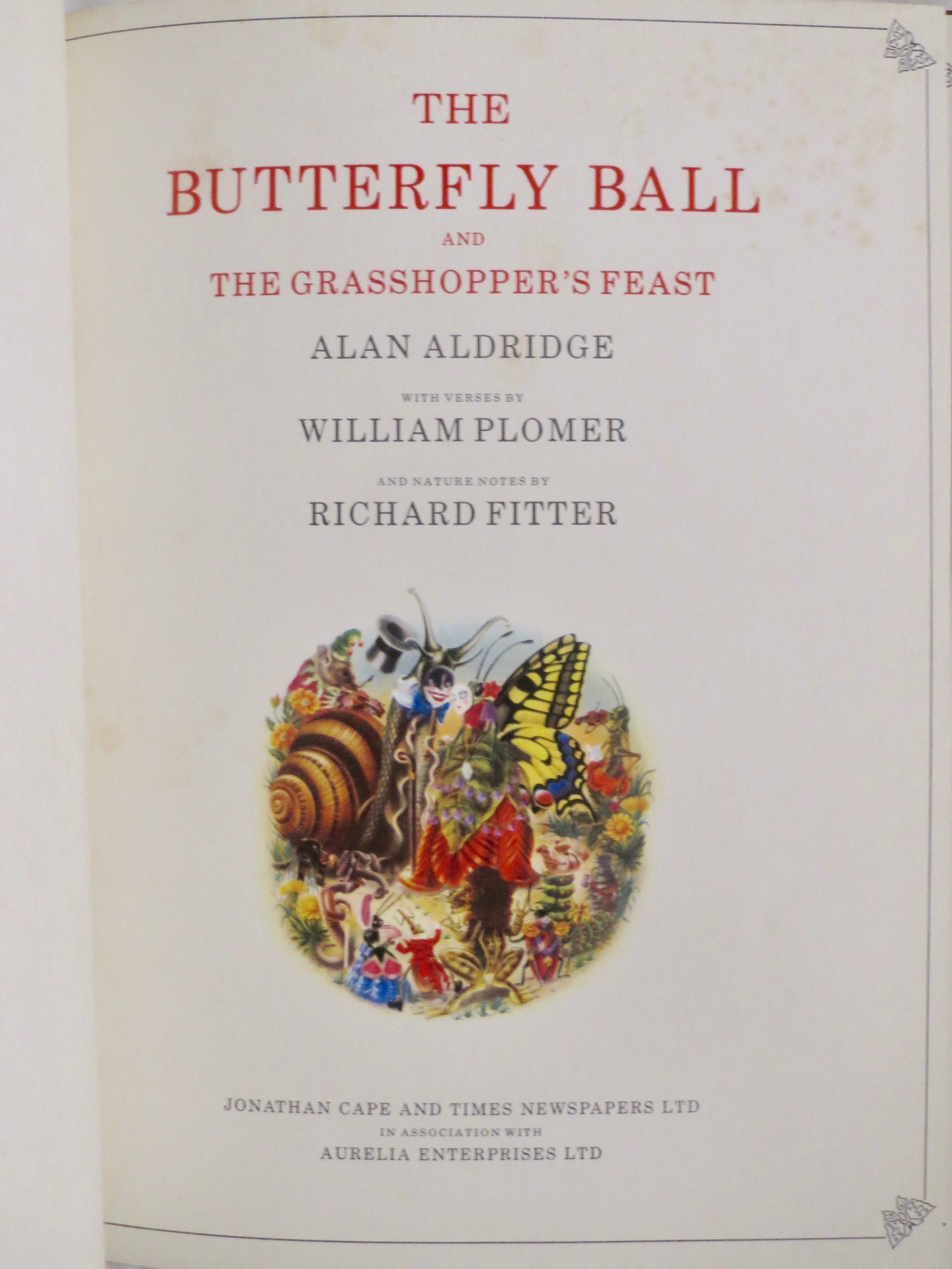 The Butterfly Ball and The Feast (1973). Vees CAVE