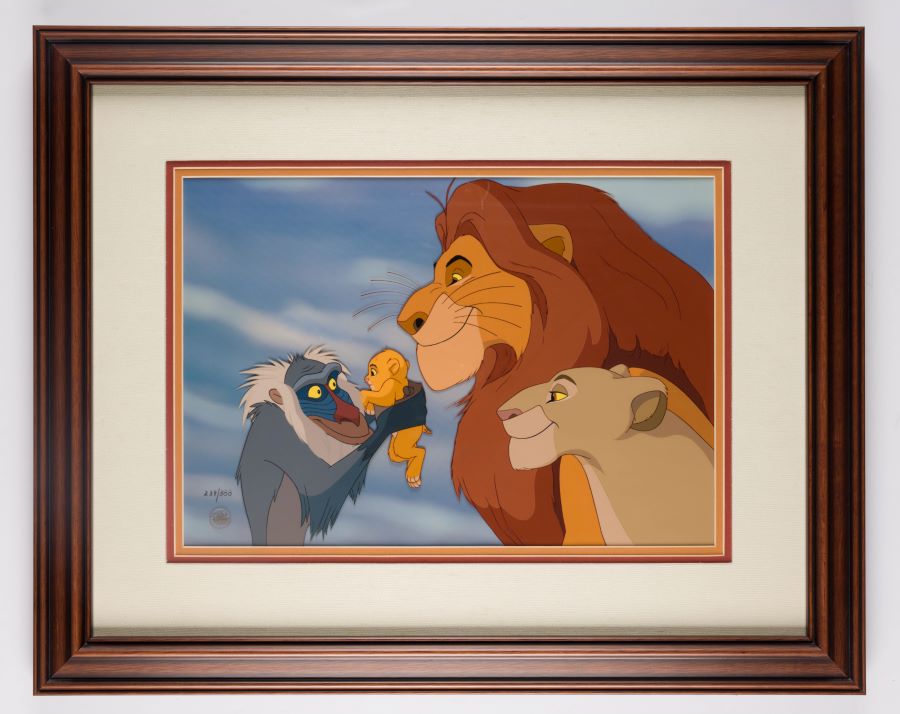Lion King Baby Simba HandPainted Limited Edition Cel ID apr22157