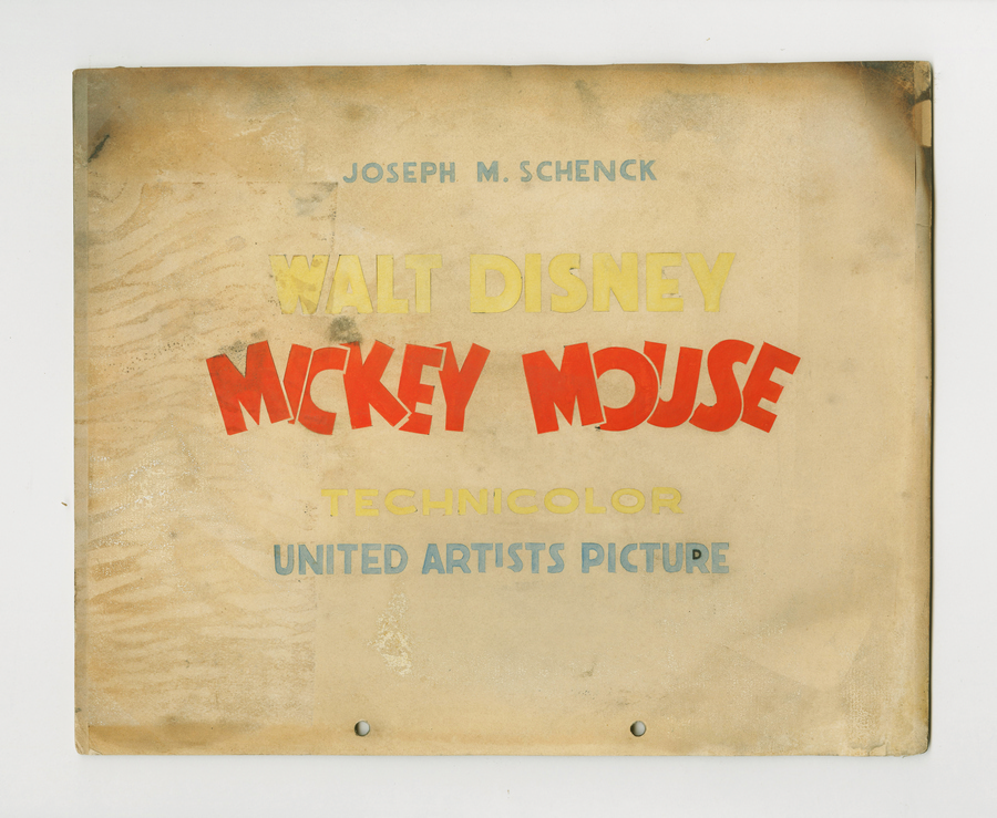 Mickey Mouse Title Card Development Art ID augmickey19314 Van