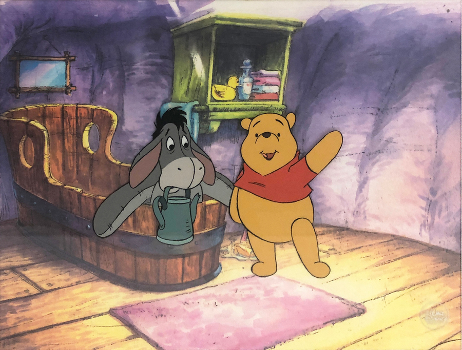 The New Adventures of Winnie the Pooh Production Cel and Drawing ID