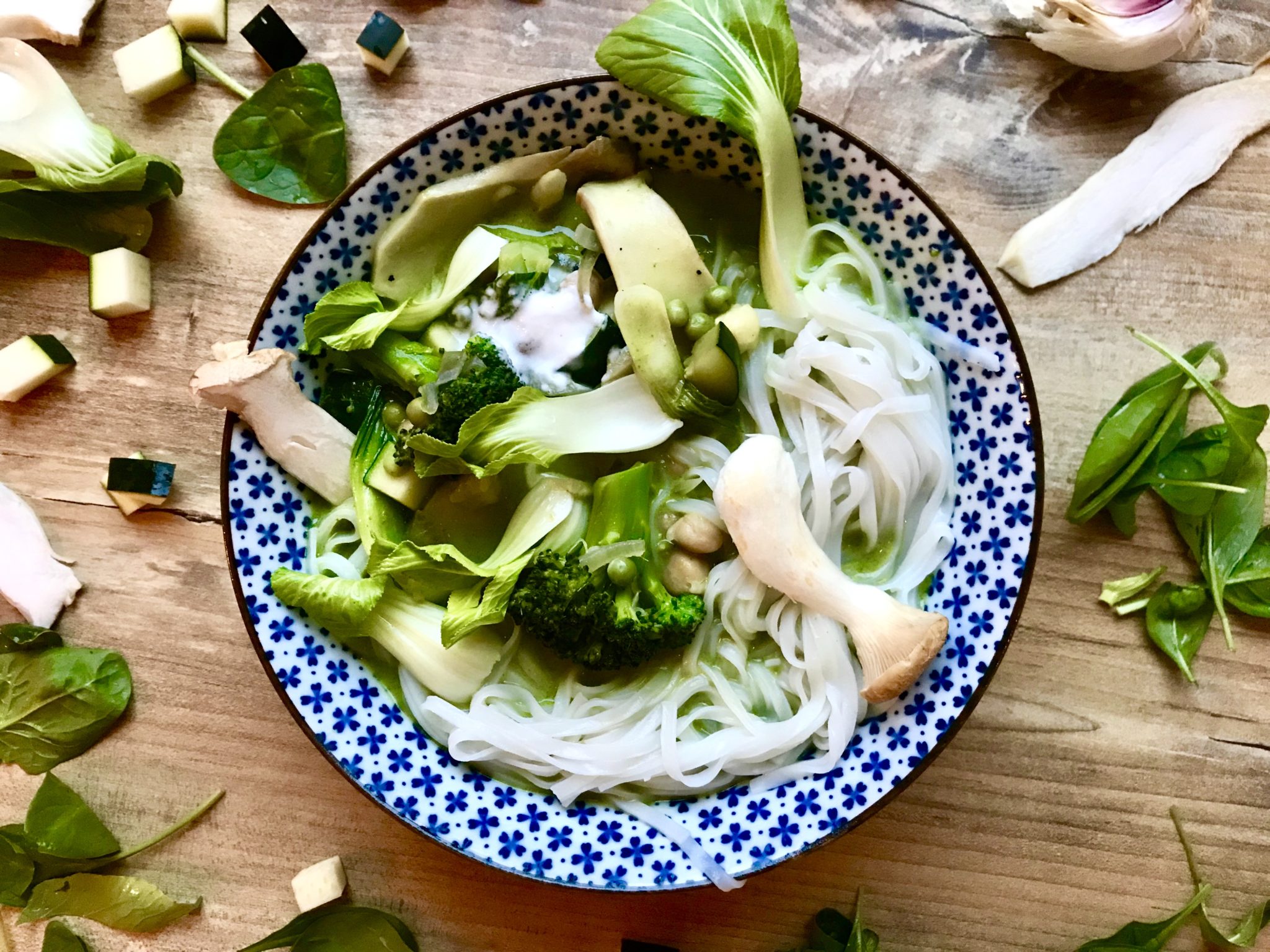 Grüne AsiaSuppe vegan vegan 24/7