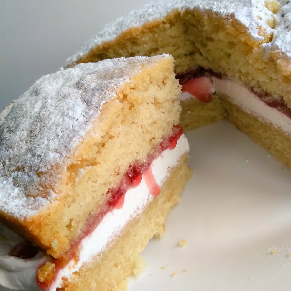 Victoria Sponge The Vegan Cakery
