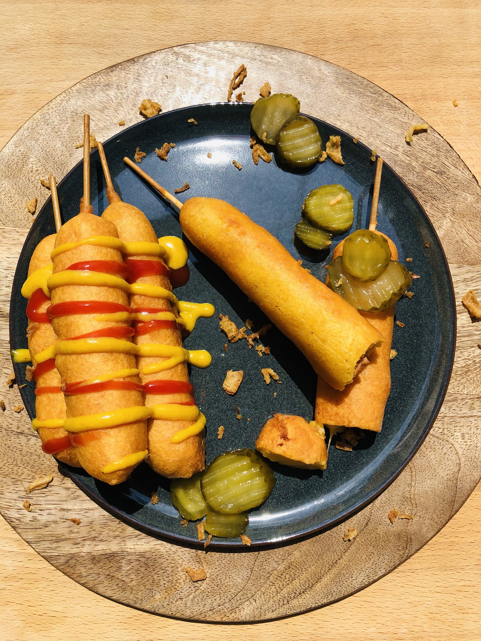 Vegane Corn Dogs oder Cheese Dogs VEGAN CONFETTI