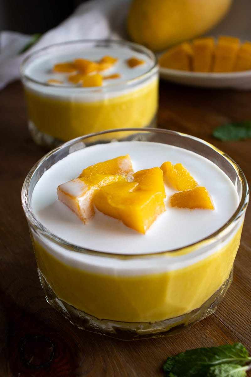 Vegan Mango Pudding Recipe