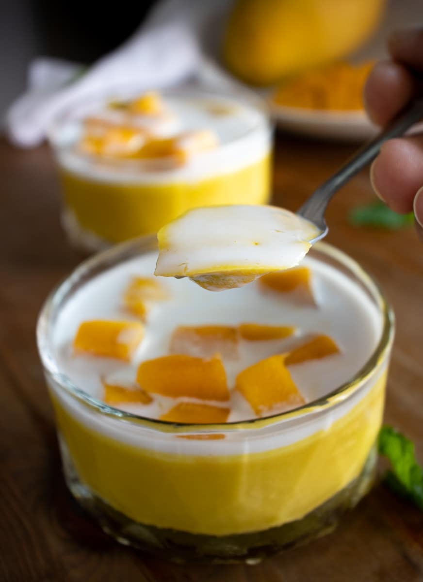 Vegan Mango Pudding Recipe