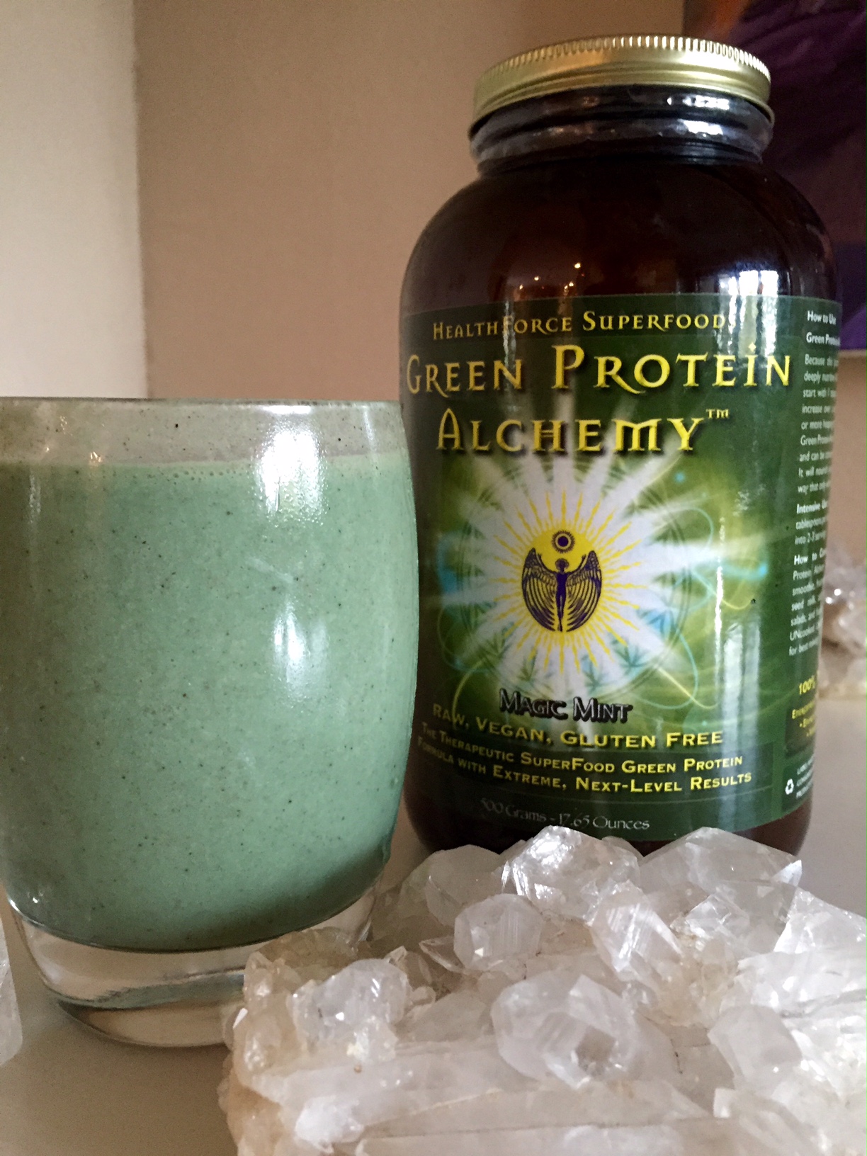 Lush Green Protein Banana Cocoa Shake Vegan Green