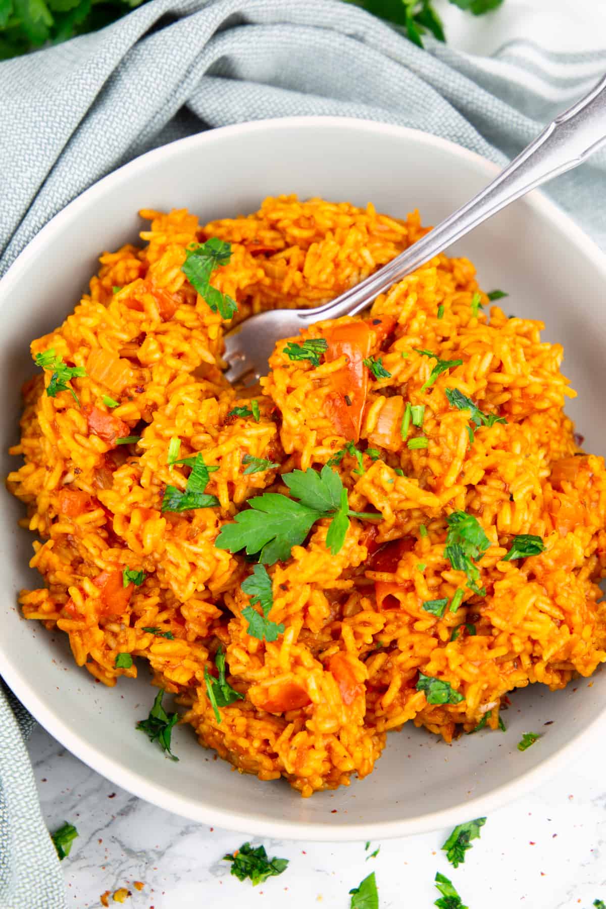 Tomato Rice Vegan Heaven
