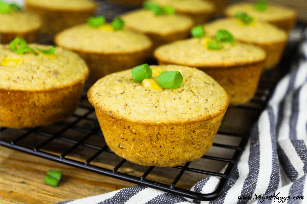 Gluten Free Vegan Cornbread Muffins Vegan Huggs