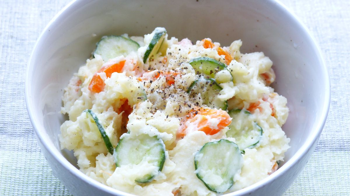 簡単！シンプルなポテトサラダの作り方 ヴィーガン再現レシピ VEGAN INFINITY