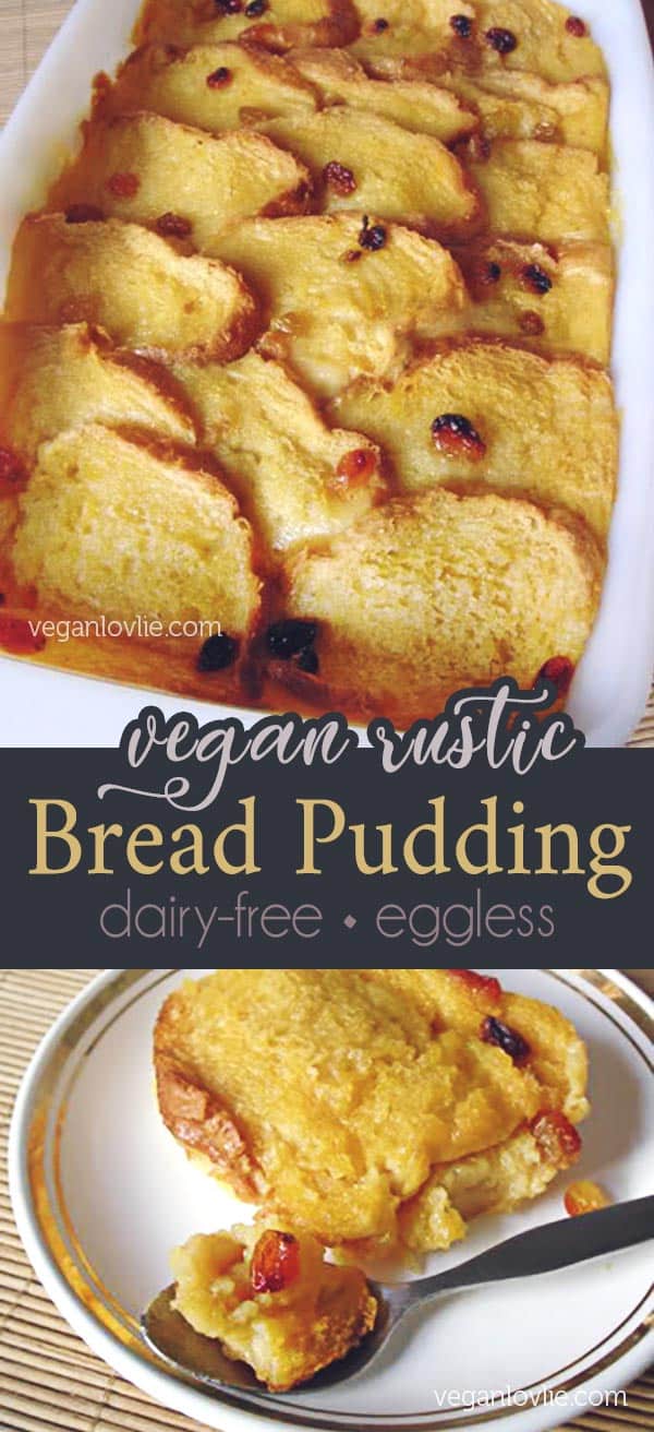 Easy Vegan Bread Pudding Recipe Delicious Eggless and Creamy