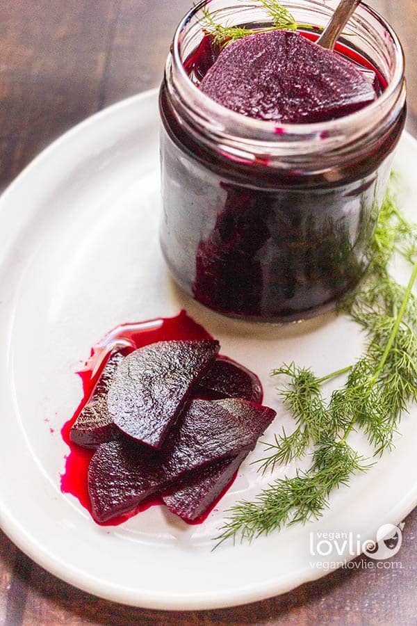 Refrigerator Pickled Beets Veganlovlie