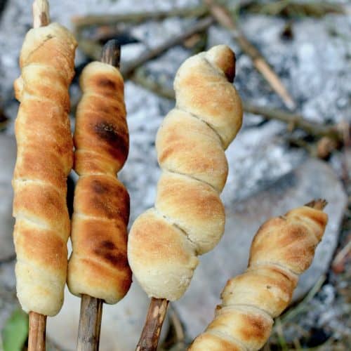 Campfire Bread on a Stick Recipe Vegan on Board