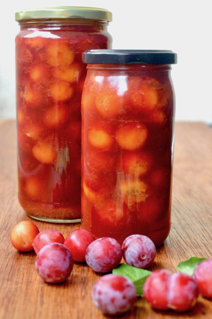 Wild Plum Compote Easy and Quick Recipe Vegan on Board