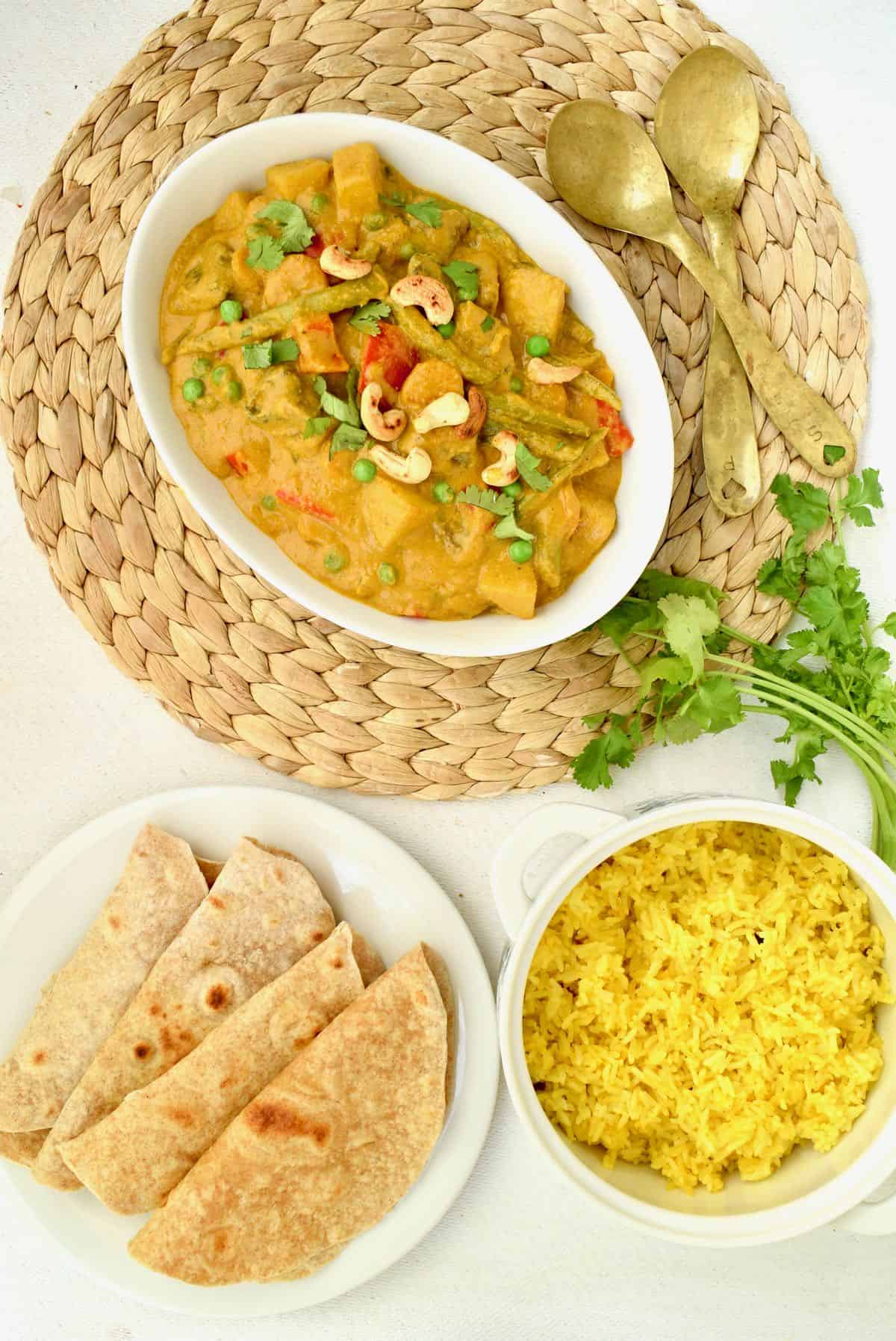 Vegan Korma Easy Recipe Vegan on Board