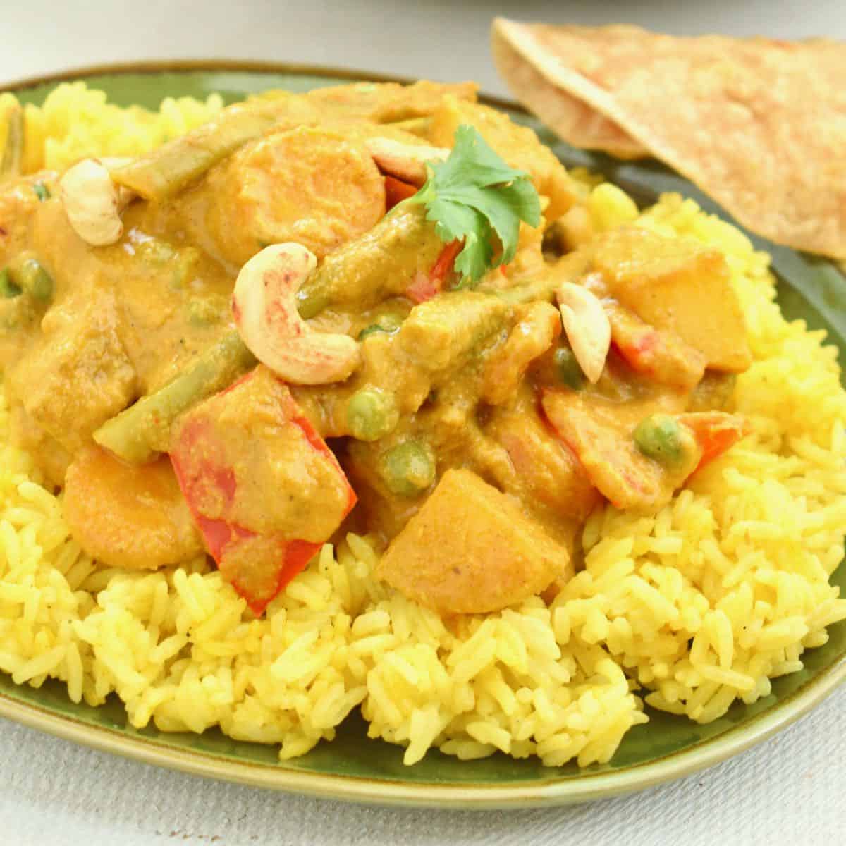 Vegan Korma Easy Recipe Vegan on Board