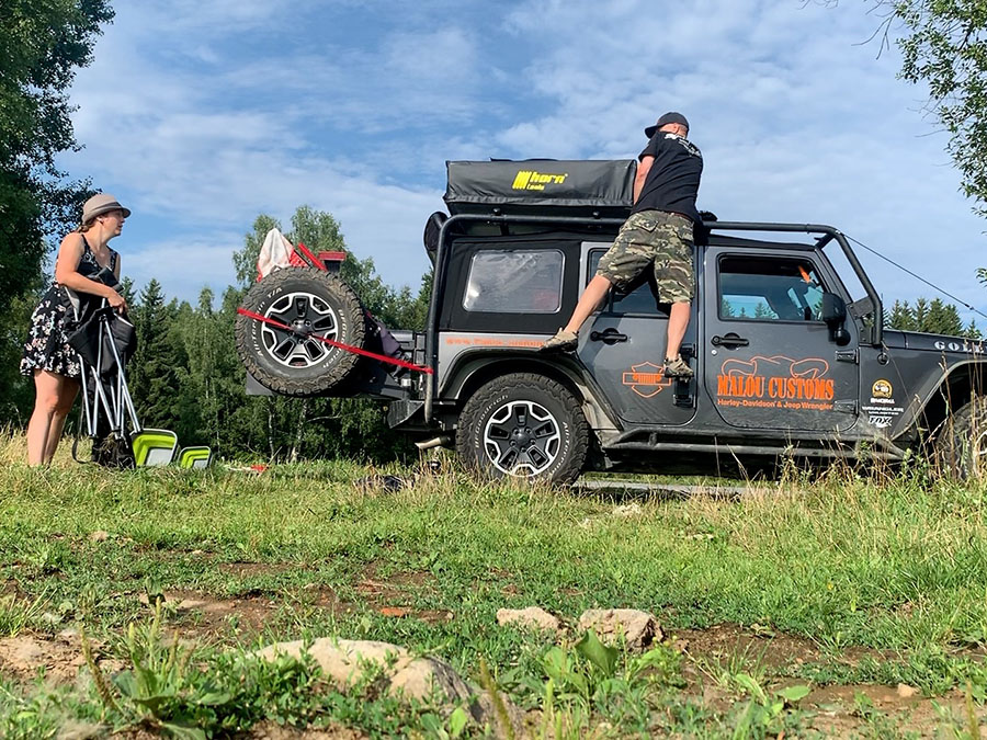 Overlanding in Südböhmen Tschechische Republik Vegan Overlander