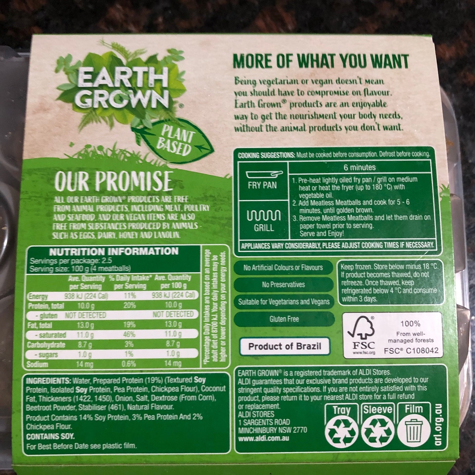 Aldi Earth Grown Meatless Meatballs Review Vegan Reviews