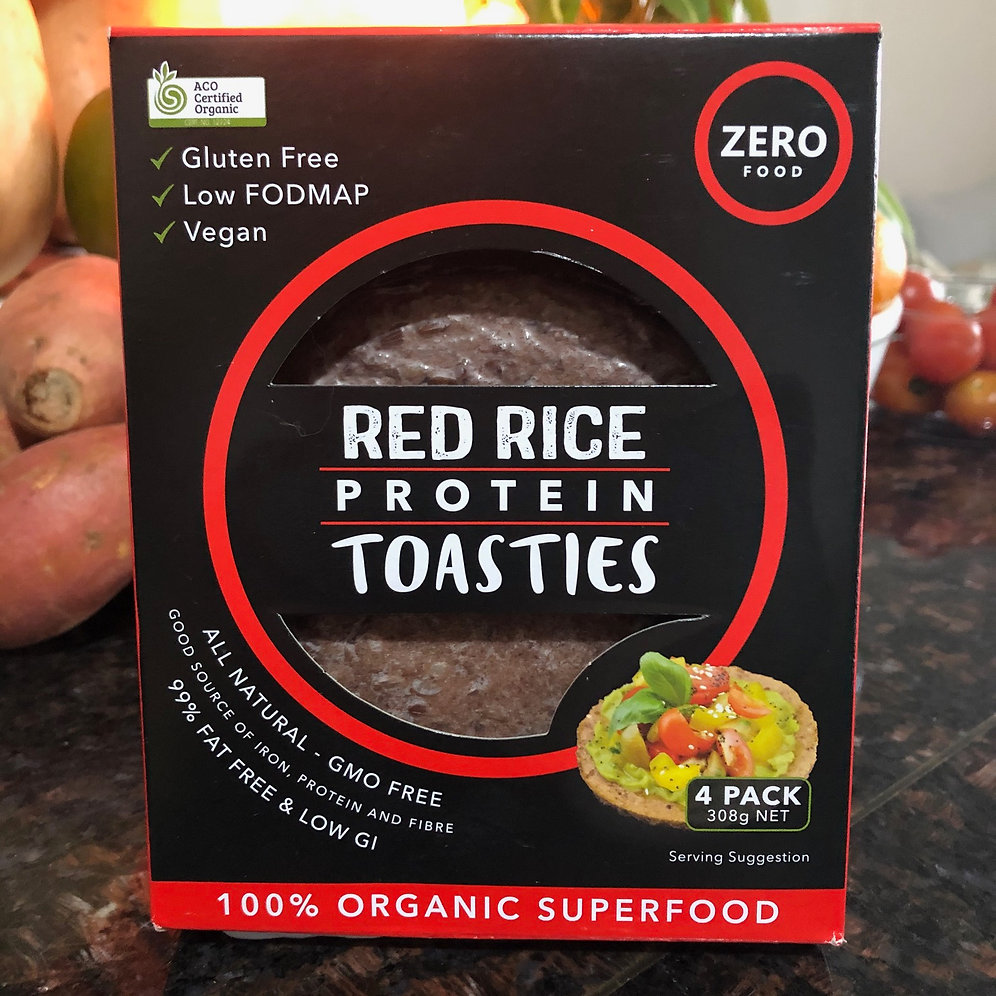 Zero Food Red Rice Protein Toasties Vegan Reviews