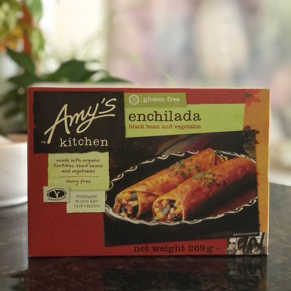 Amy’s Kitchen Enchilada Black Bean and Vegetable Vegan Reviews