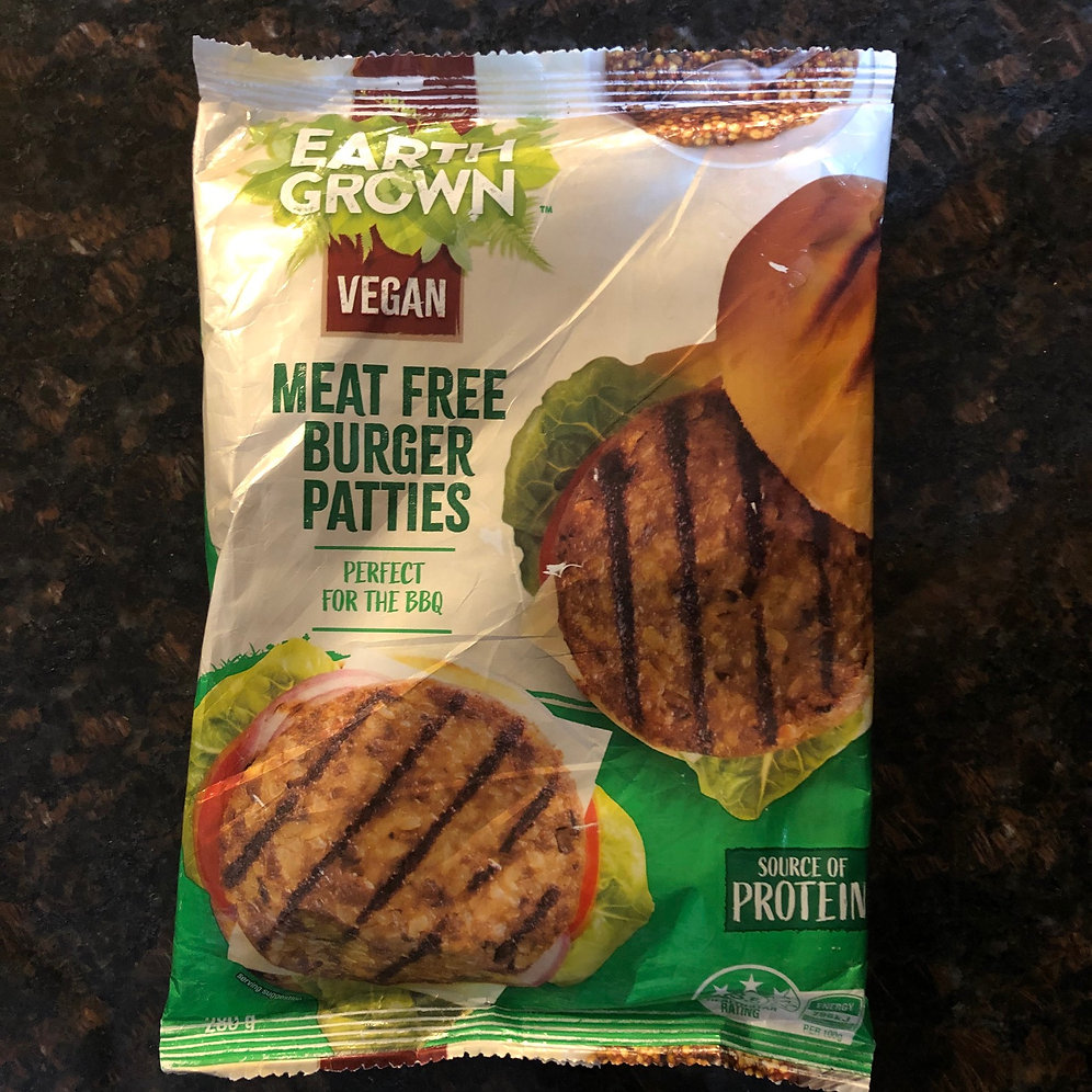 Earth Grown Meat Free Burger Patties Vegan Reviews