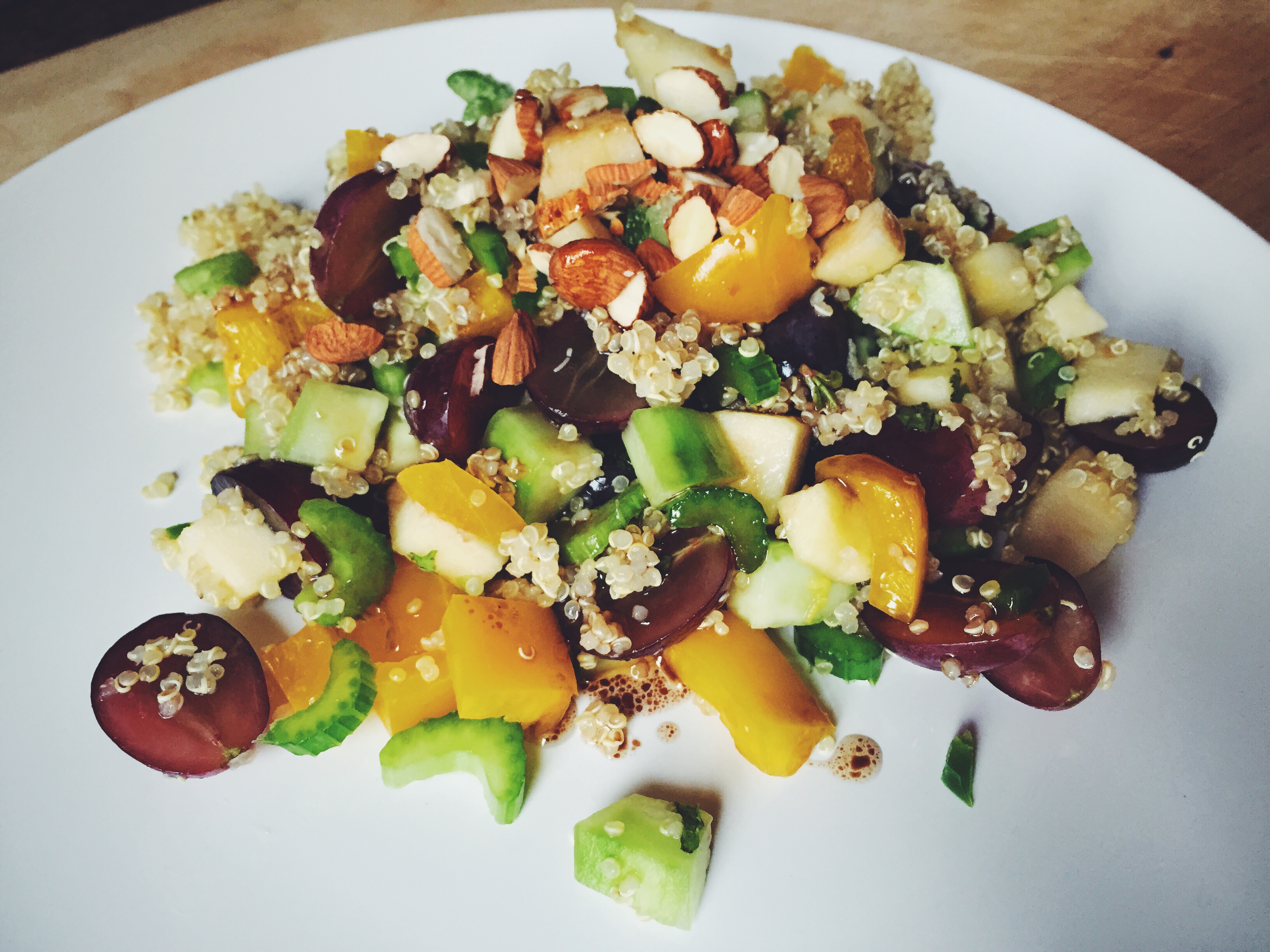 Quinoa Chopped Salad Vegan Santa