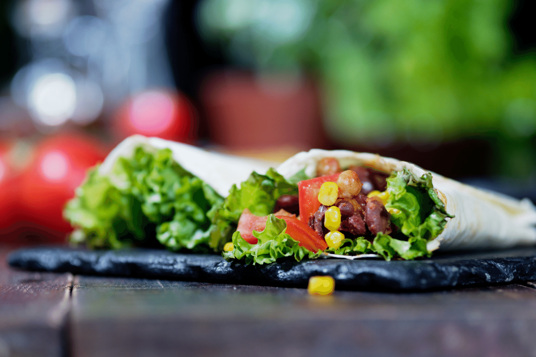Vegane Burritos mit Bohnen und Guacamole I Veganuary