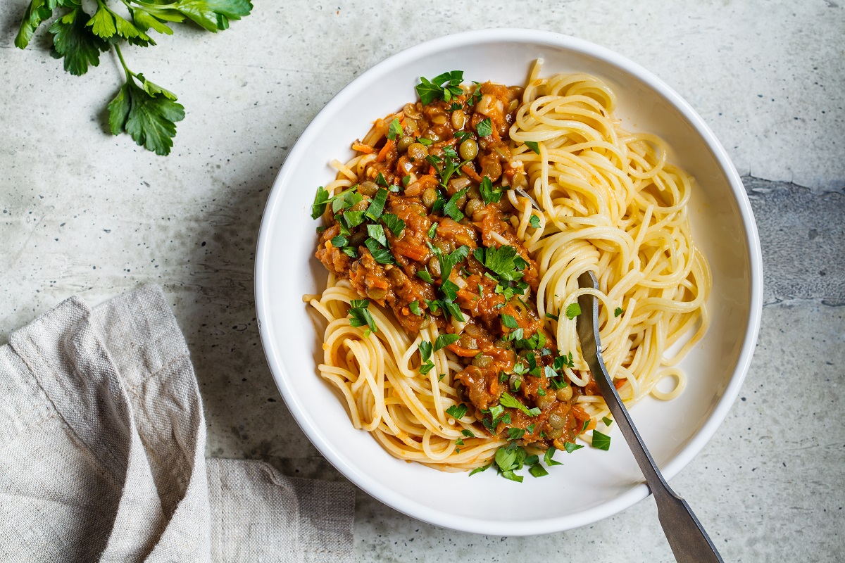 Vegan Spaghetti Bolognese Veganuary