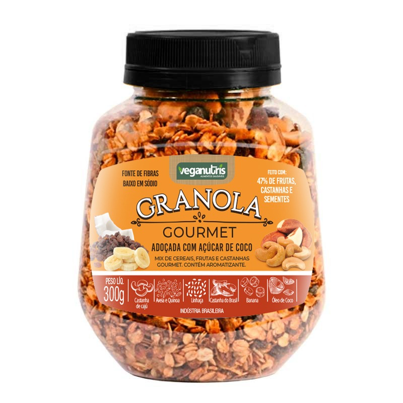 Granola Gourmet Pote 300 gramas Veganutris