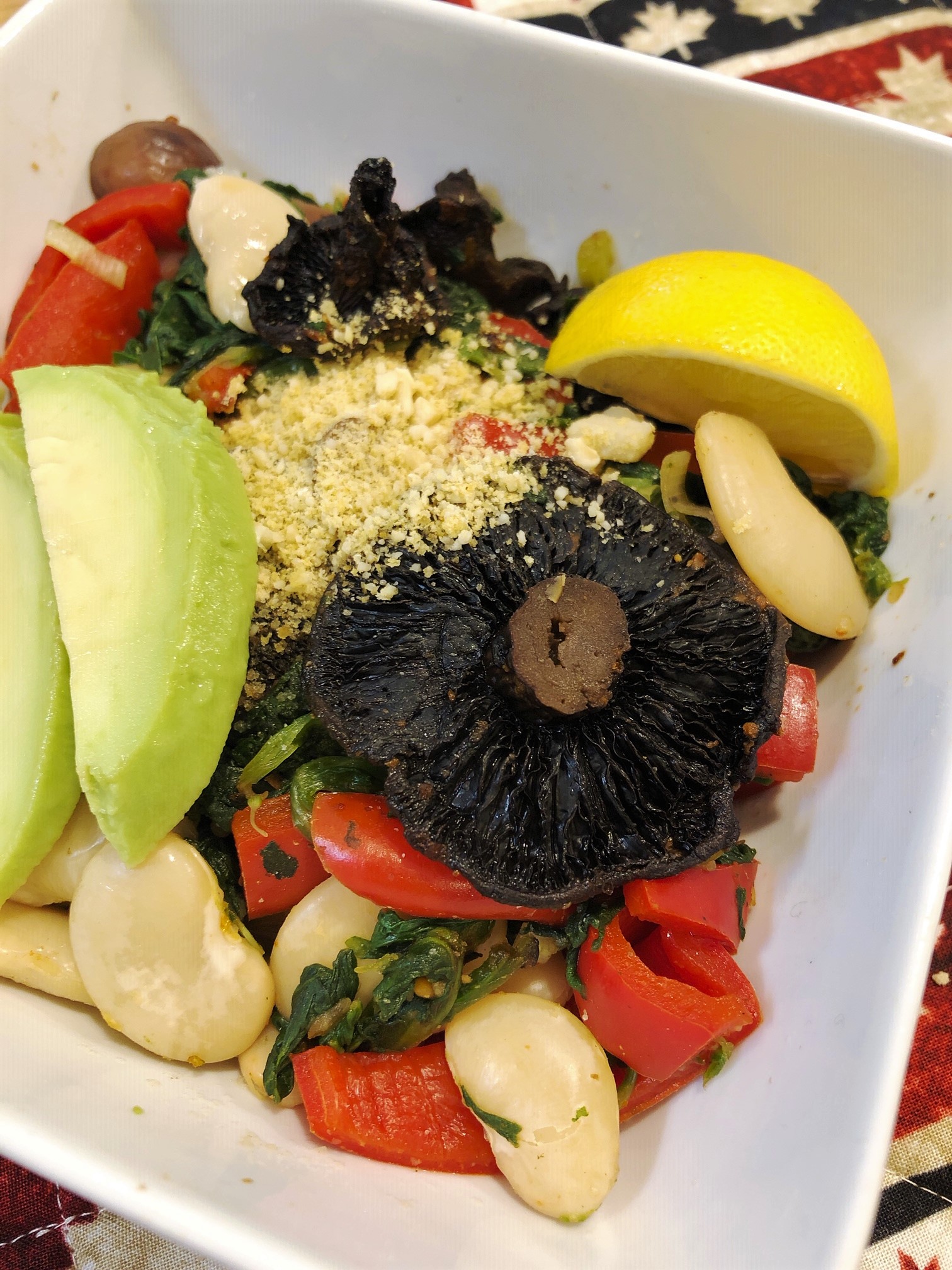 Roasted Mushrooms & Butter Beans Recipes for Vegan Diet