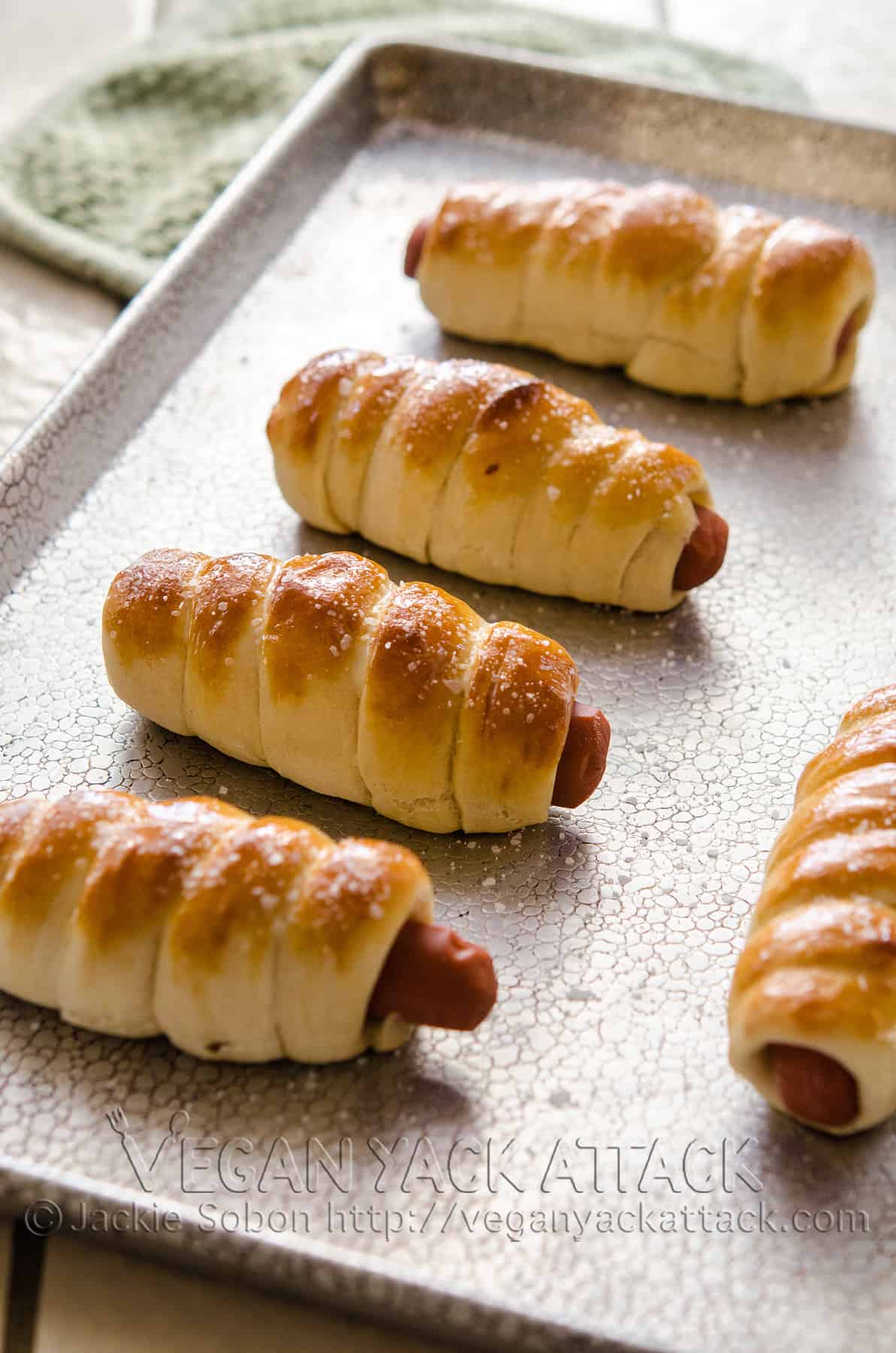 Pretzel Dogs of the Dead Vegan Yack Attack